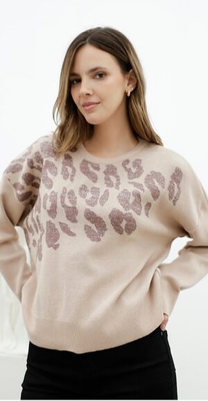 Alternative view of Sweater Leopardo Lurex